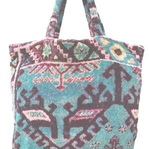 Fresco Towels Aztec Pink/Blue Extra Large Tote Bag Gorgeous!